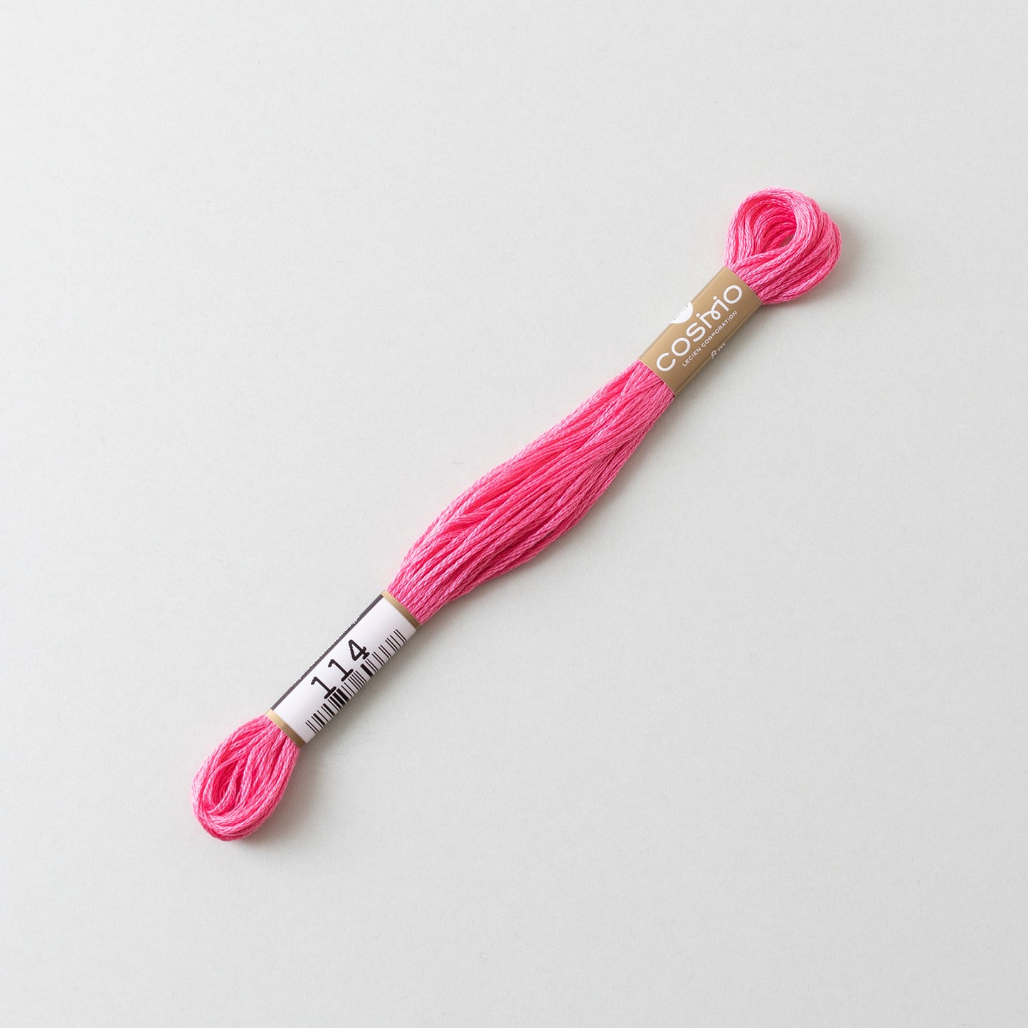 COSMO No.25 Embroidery Floss Pink 114 1 skein 8m 100% cotton 25-6-114