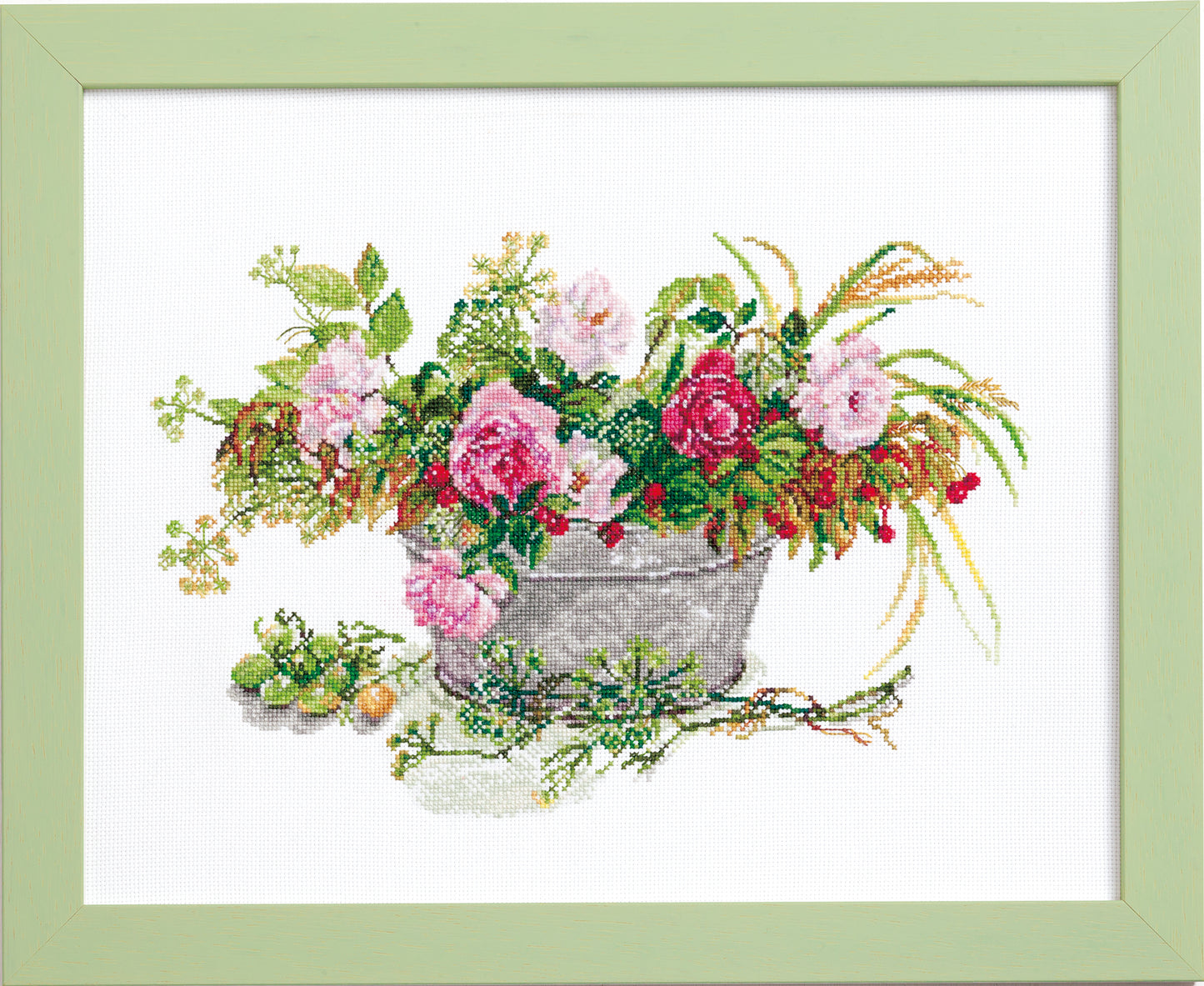 COSMO刺しゅうキット Stitching with Fujico collection 秋の庭から No.552105