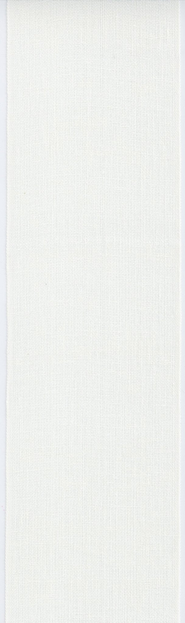 COSMO刺しゅう布 リネンテープ 120mm巾 1mカット(白) No.7253-9-1