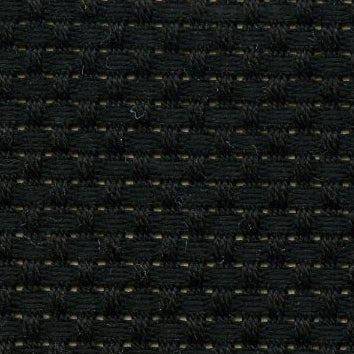 COSMO刺しゅう布 ジャバクロス45(細目) 50cmカットクロス(ブラック) No.3801-2