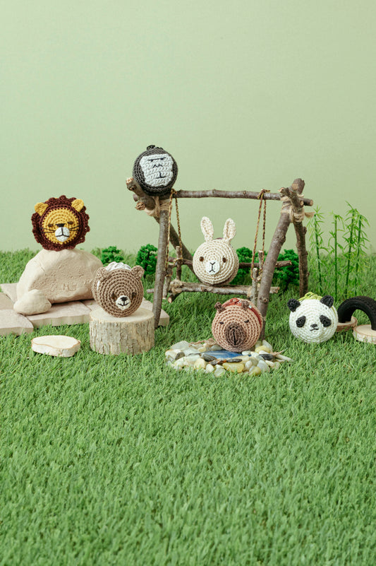 コスモ(COSMO) 刺しゅう糸で編む小さなポーチ（かぎ針編み）アニマル