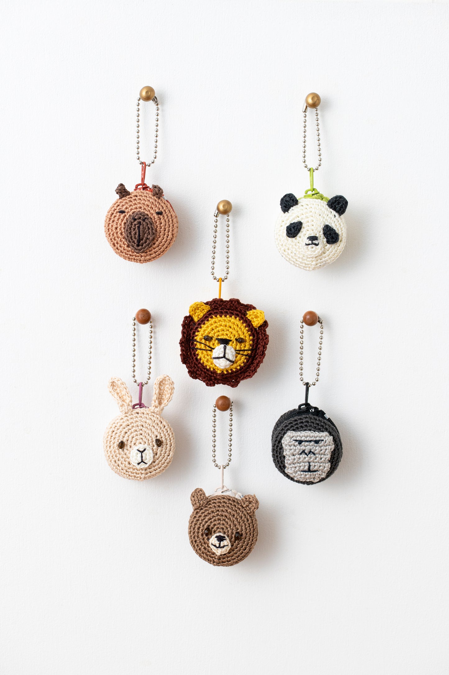 コスモ(COSMO) 刺しゅう糸で編む小さなポーチ（かぎ針編み）アニマル