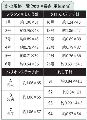 COSMO刺し子針 No.4345