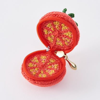 コスモ(COSMO)  刺しゅう糸で編む小さなポーチ（かぎ針編み） フード