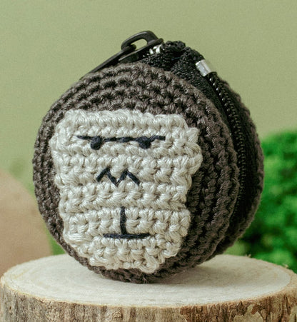 コスモ(COSMO) 刺しゅう糸で編む小さなポーチ（かぎ針編み）アニマル