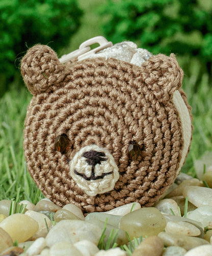 コスモ(COSMO) 刺しゅう糸で編む小さなポーチ（かぎ針編み）アニマル