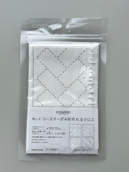 COSMO hidamari 刺し子コースタークロス 刺し子 白 刺し子生地 No.98901