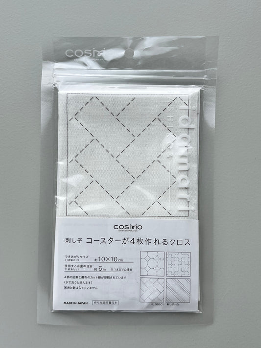 COSMO hidamari 刺し子コースタークロス 刺し子 白 刺し子生地 No.98901