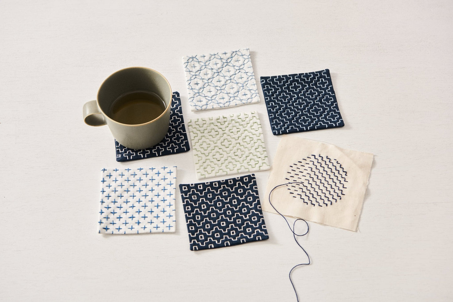 刺し子テンプレート (斜方眼 9mm・10mm) No.412408 - COSMO コスモ