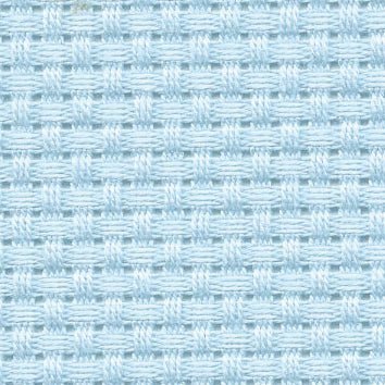 COSMO刺しゅう布 ジャバクロス45（細目） 50cmカットクロス（サックス） No.3834-2