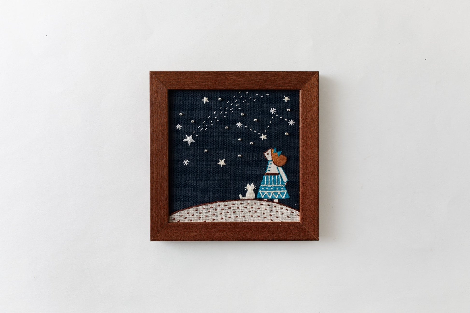 COSMO刺しゅうキット ねこと暮らす毎日(STARRY SKY) No.542105 - COSMO コスモ