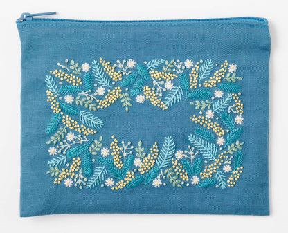 COSMO 刺しゅうキット yulaのこころ躍る草花刺繍  (ミモザの花園) No.542405